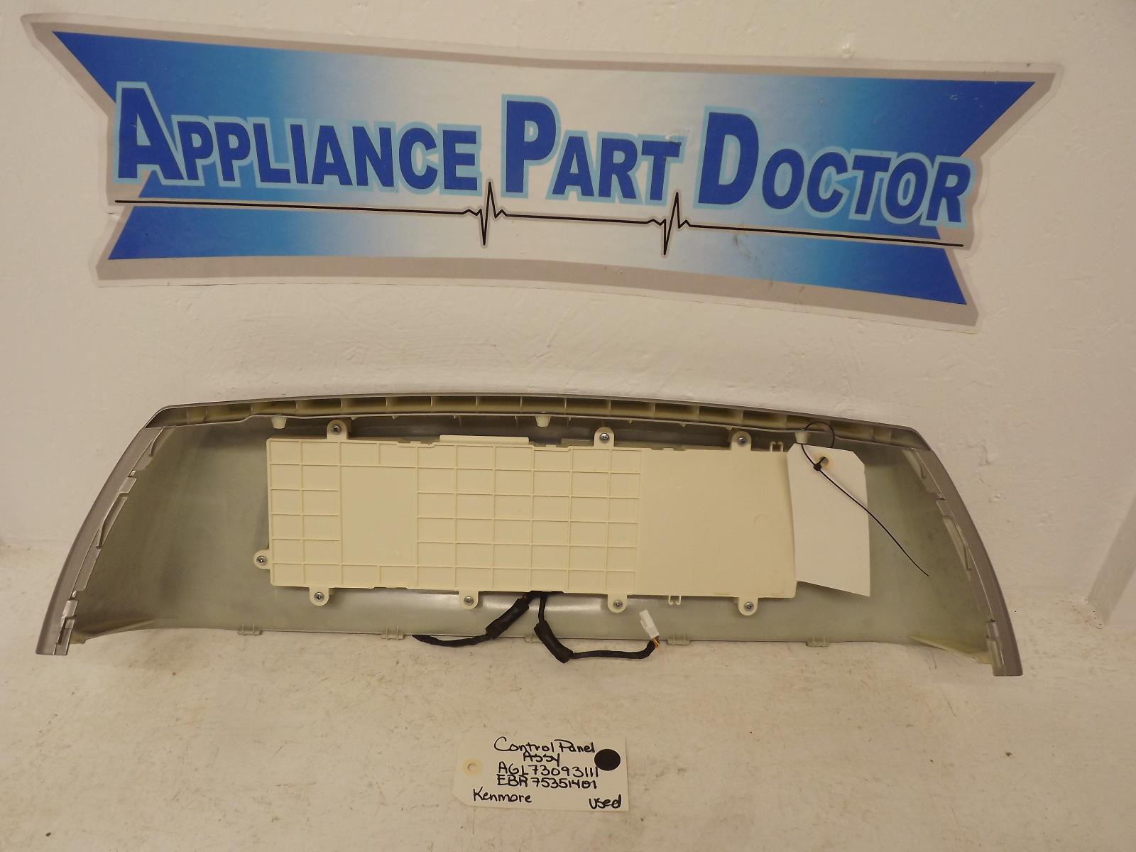 Kenmore Washer AGL73093111 EBR75351401 Control Panel Assy Used Kenmore Washer AGL73093111 EBR75351401 Control Panel Assy Used